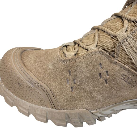 5.11 Mens Boots‎ Sz 15 Dark Coyote Waterproof Tactical Leather 511 - Picture 13 of 16